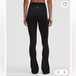 NWT Lululemon Align Mini-Flare Regular Size 4 Black Leggings